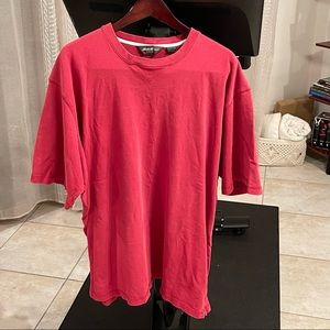 EDDIE BAUER Heavy Double Stitched Cotton Crewneck T-Shirt - Red - XXL/Tall